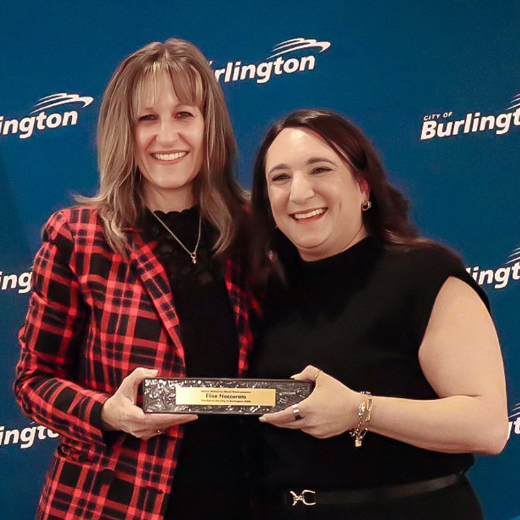 Elise Naccarato - April 2026 Elise Naccarato receiving key to the City