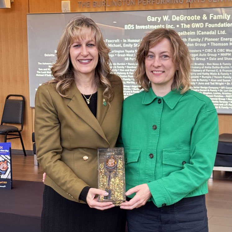 Sarah Harmer – April 2025 Sarah Harmer receiving key to the City