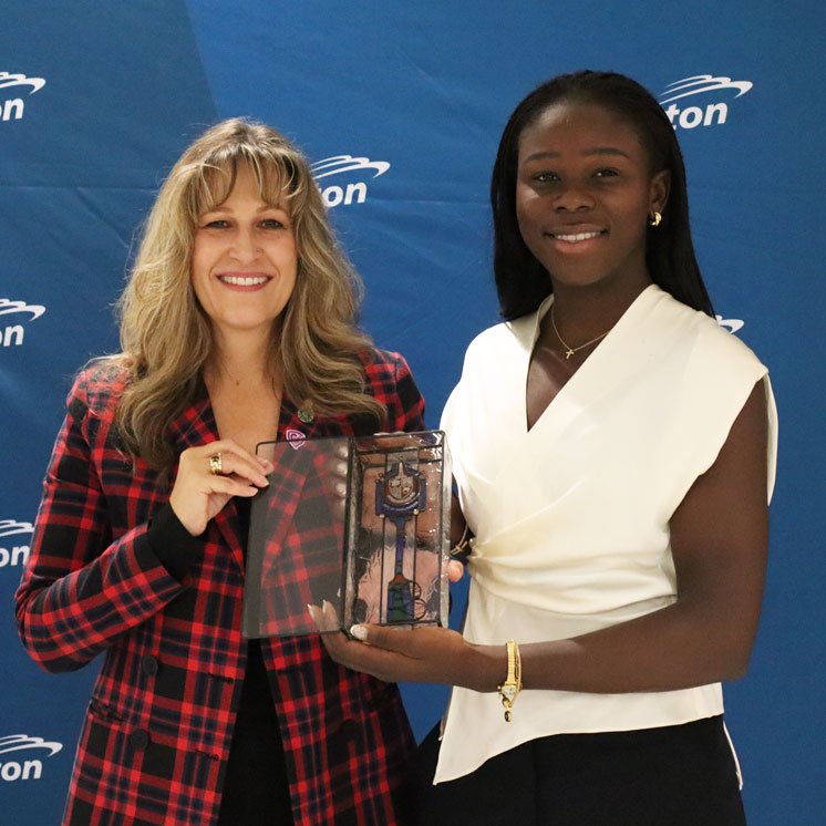 Victoria Mboko – April 2025 Victoria Mboko receiving key to the City